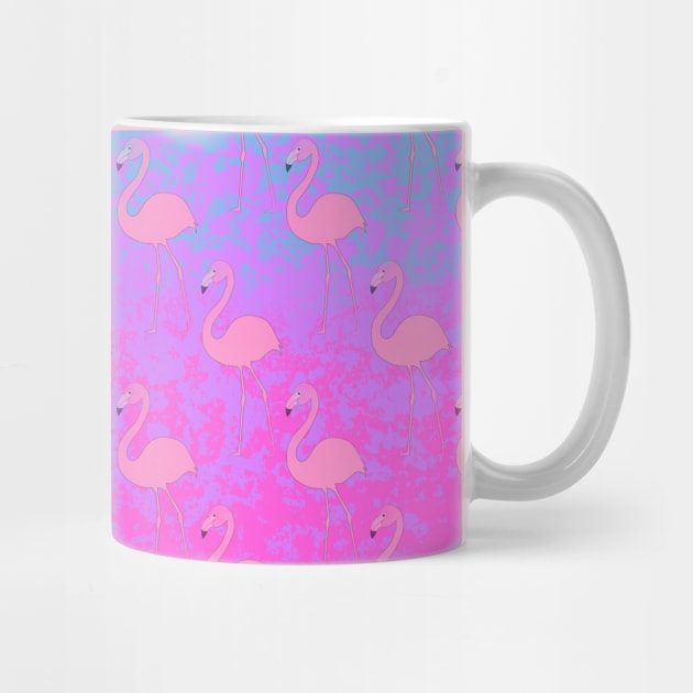 Flirty Pink Flamingos by SartorisArt1